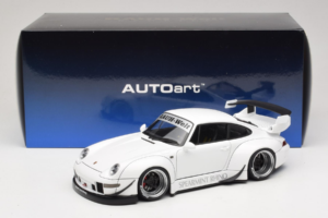 Porsche 911 993 RWB Blanc Gun Grey Wheels AUTOart 1:18 78150 Composite — image 8 sur 8
