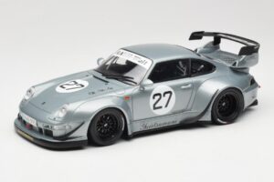 Porsche 911 993 RWB Yuiitsumuni Argent GT Spirit 1:18 GT522 Résine