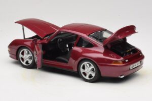 Porsche 911 993 Turbo Rouge Anson 1:18 30320-W Métal Moulé — image 5 sur 8