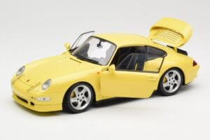 Porsche 911 993 Turbo S Jaune UT Models 1:18 27836 Métal Moulé — image 2 sur 8