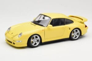 Porsche 911 993 Turbo S Jaune UT Models 1:18 27836 Métal Moulé