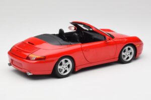 Porsche 911 996 Cabriolet Rouge Gate 1:18 1051 Métal Moulé — image 3 sur 8