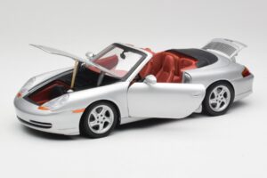 Porsche 911 996 Cabriolet Argent Gate 1:18 1052 Métal Moulé — image 2 sur 8