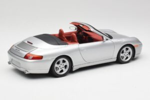 Porsche 911 996 Cabriolet Argent Gate 1:18 1052 Métal Moulé — image 3 sur 8