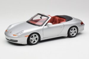 Porsche 911 996 Cabriolet Argent Gate 1:18 1052 Métal Moulé