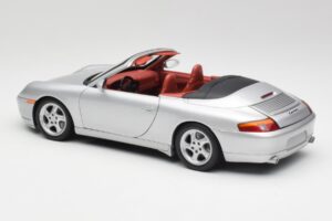 Porsche 911 996 Cabriolet Argent Gate 1:18 1052 Métal Moulé — image 7 sur 8