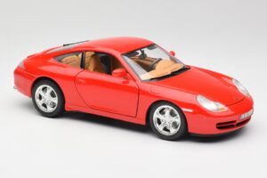 Porsche 911 996 Carrera 4 Rouge Bburago 1:18 30085 Métal Moulé — image 6 sur 8