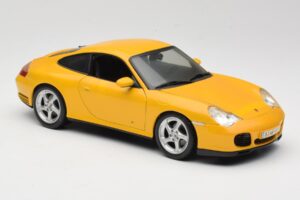 Porsche 911 996 Carrera 4S Jaune Maisto 1:18 WAP02101610 Métal Moulé — image 6 sur 8