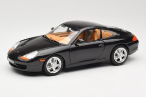 Porsche 911 996 Carrera Noir Bburago 1:18 3385-M2 Métal Moulé