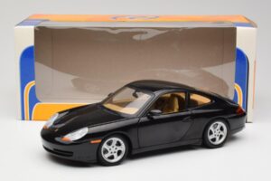 Porsche 911 996 Carrera Noir Gate 1:18 1043 Métal Moulé — image 8 sur 8