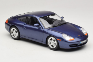 Porsche 911 996 Carrera Bleu Bburago 1:18 WAP02100897 Métal Moulé — image 6 sur 8