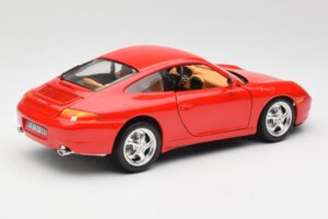 Porsche 911 996 Carrera Rouge Bburago 1:18 3385 Métal Moulé — image 3 sur 8