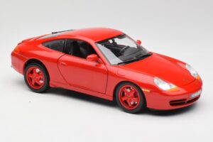 Porsche 911 996 Carrera Rouge Édition Limitée Bburago 1:18 3385-M1 Métal Moulé — image 6 sur 8