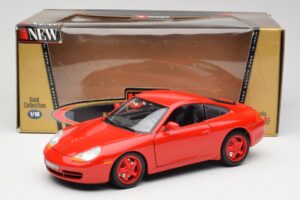 Porsche 911 996 Carrera Rouge Édition Limitée Bburago 1:18 3385-M1 Métal Moulé — image 8 sur 8