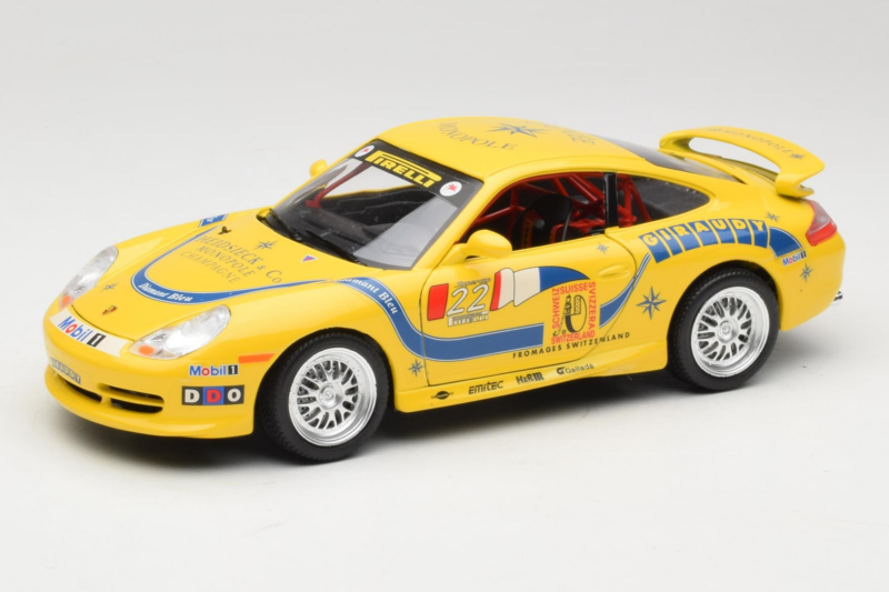 Porsche 911 996 GT3 Cup #22 Bburago 1:18 3395 Métal Moulé
