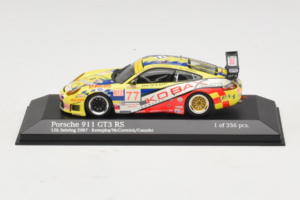 Porsche 911 GT3 RS #77 Konopka / McCormick 12 Hours of Sebring 2007 Minichamps 1:43 400076977 Métal Moulé