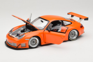 Porsche 911 996 GT3 RSR Orange ALMS 2004 Minichamps 1:18 100046402 Métal Moulé — image 2 sur 8