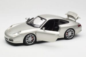 Porsche 911 996 GT3 Argent Hot Wheels 1:18 C2590 Métal Moulé — image 2 sur 8