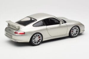 Porsche 911 996 GT3 Argent Hot Wheels 1:18 C2590 Métal Moulé — image 3 sur 8