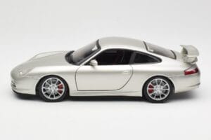 Porsche 911 996 GT3 Argent Hot Wheels 1:18 C2590 Métal Moulé — image 4 sur 8