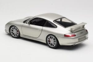 Porsche 911 996 GT3 Argent Hot Wheels 1:18 C2590 Métal Moulé — image 7 sur 8
