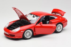 Porsche 911 996 GT3 Strasse Rouge Bburago 1:18 30395 Métal Moulé — image 2 sur 8