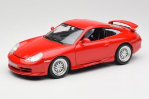 Porsche 911 996 GT3 Strasse Rouge Bburago 1:18 30395 Métal Moulé