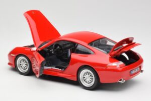 Porsche 911 996 GT3 Strasse Rouge Bburago 1:18 30395 Métal Moulé — image 5 sur 8