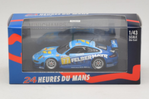 Porsche 911 GT3 R #77 M. Lieb / R. Lietz / W. Henzler 24 Hours of Le Mans 2009 Minichamps 1:43 400096977 Métal Moulé — image 4 sur 5