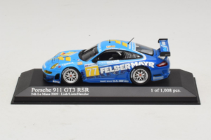 Porsche 911 GT3 R #77 M. Lieb / R. Lietz / W. Henzler 24 Hours of Le Mans 2009 Minichamps 1:43 400096977 Métal Moulé