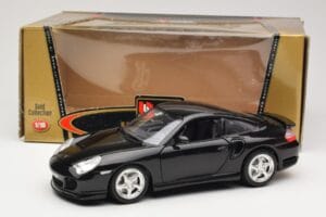 Porsche 911 996 Turbo Noir Bburago 1:18 3367 Métal Moulé — image 8 sur 8