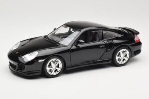 Porsche 911 996 Turbo Noir Bburago 1:18 18-12030 Métal Moulé