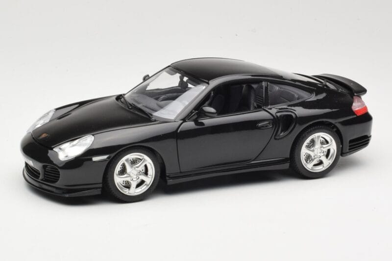 Porsche 911 996 Turbo Noir Bburago 1:18 3367 Métal Moulé