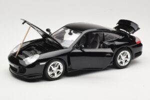 Porsche 911 996 Turbo Noir Bburago 1:18 18-12030 Métal Moulé — image 2 sur 8