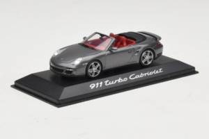 Porsche 911 997 Turbo Cabriolet Grey Metallic Minichamps 1:43 WAP02015216 Métal Moulé — image 2 sur 5