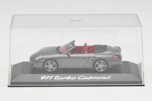 Porsche 911 997 Turbo Cabriolet Grey Metallic Minichamps 1:43 WAP02015216 Métal Moulé — image 4 sur 5