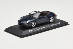 Porsche 911 997 Carrera 4 Cabriolet Bleu Foncé Minichamps 1:43 WAP02015216-P1 Métal Moulé — image 2 sur 4