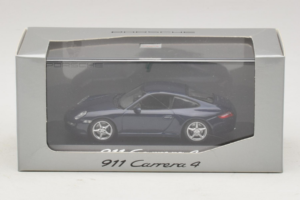 Porsche 911 997 Carrera 4 Dark Blue Metallic Minichamps 1:43 WAP02010016 Métal Moulé — image 3 sur 3