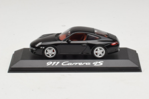 Porsche 911 997 Carrera 4S Noir Minichamps 1:43 WAP02010116 Métal Moulé