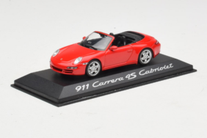 Porsche 911 997 Carrera 4S Cabriolet Rouge Minichamps 1:43 WAP02015316 Métal Moulé — image 2 sur 5