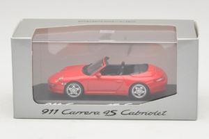 Porsche 911 997 Carrera 4S Cabriolet Rouge Minichamps 1:43 WAP02015316 Métal Moulé — image 4 sur 5