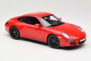 Porsche 911 997 Carrera 4S Rouge Norev 1:18 187510 Métal Moulé — image 6 sur 8
