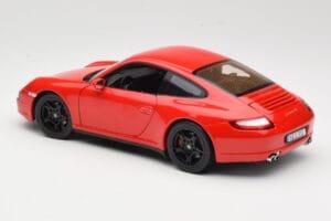 Porsche 911 997 Carrera 4S Rouge Norev 1:18 187510 Métal Moulé — image 7 sur 8