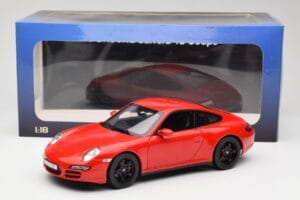 Porsche 911 997 Carrera 4S Rouge Norev 1:18 187510 Métal Moulé — image 8 sur 8