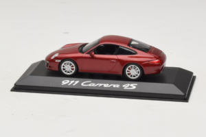 Porsche 911 997 Carrera 4S Rouge Minichamps 1:43 WAP02001718 Métal Moulé