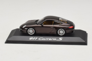 Porsche 911 997 Carrera S Brown Metallic Minichamps 1:43 WAP02001318 Métal Moulé