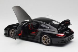 Porsche 911 997 GT2 RS Noir & Argent Roues Minichamps 1:18 100069401 Métal Moulé — image 5 sur 8