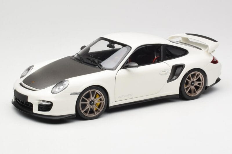Porsche 911 997 GT2 RS Blanc Minichamps 1:18 100069400 Métal Moulé