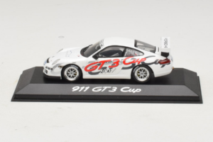 Porsche 911 997 GT3 Cup Blanc Minichamps 1:43 WAP02012617 Métal Moulé
