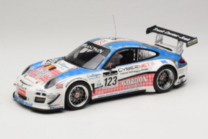 Porsche 911 997 GT3 R #123 Muhlner Motorsport E. Fumal / E. Thiry 24 Hours of Spa 2011 Minichamps 1:18 151118923 Métal Moulé